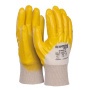 Szerelőkesztyű, nitril, DONAU 'Safety 02', 11/XXL méret, sárga