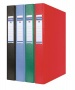 Gyűrűs könyv, 4 gyűrű, 40 mm, A4, PP/karton, DONAU, piros