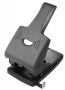 Lyukasztó, kétlyukú, 65 lap, fém, OFFICE PRODUCTS 'HD', fekete