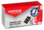 Bindercsipesz, 19 mm, OFFICE PRODUCTS, fekete