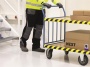 Csővédő profil, DURABLE P30, sárga-fekete