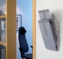 Prospektustartó, fali, álló, A4, DURABLE FLEXIPLUS 2, áttetsző