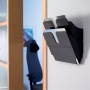 Prospektustartó, fali, fekvő, A4, DURABLE FLEXIPLUS 2, fekete