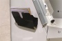 Prospektustartó, fali, fekvő, A4, mágneses, DURABLE FLEXIPLUS, fekete