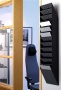 Prospektustartó, fali, fekvő, A4, DURABLE FLEXIBOXX 12, fekete