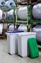 Tető, 60 l-es szemeteshez, műanyag, DURABLE Durabin®, fehér