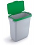 Nyitható tető, 60 l-es szemeteshez, műanyag, DURABLE Durabin®, zöld