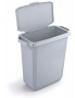 Nyitható tető, 60 l-es szemeteshez, műanyag, DURABLE Durabin®, szürke