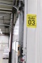 Információs tábla, A4, mágneses, álló, DURABLE