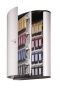 Zárható kulcsszekrény, 48 kulcs, DURABLE KEY BOX,ezüst