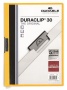 Gyorsfűző, klipes, A4, DURABLE 'DURACLIP® 30', sárga