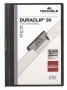 Gyorsfűző, klipes, A4, DURABLE 'DURACLIP® 30', sötétzöld
