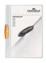 Gyorsfűző, klipes, A4, DURABLE 'Swingclip® 30', narancs