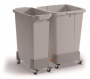 Szállítókocsi, 60 liter, rPP, DURABLE, grafit