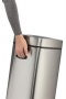 Szemetes, 21 l, szenzoros tetővel, DURABLE NO TOUCH, ezüst
