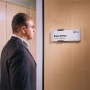 Információs tábla, 149x52,5 mm, DURABLE INFO SIGN, ezüst