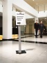 Padlóállvány, A3, DURABLE INFO SIGN, ezüst