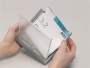 Információs tábla, 149x52,5 mm, DURABLE CLICK SIGN, kék
