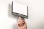 Információs tábla, 149x52,5 mm, DURABLE CLICK SIGN, szürke