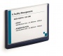 Információs tábla, 148,5x210 mm, DURABLE 'CLICK SIGN', kék
