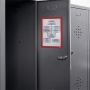 Infokeret, A4, mágneses, DURABLE DURAFRAME® MAGNETIC, piros