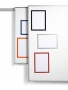 Infokeret, A4, mágneses, DURABLE DURAFRAME® MAGNETIC, narancs