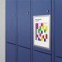 Infokeret, A4, mágneses, DURABLE DURAFRAME® MAGNETIC, ezüst