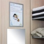 Infokeret, A4, öntapadó háttal, DURABLE DURAFRAME®, ezüst