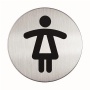 Információs piktogram, öntapadó, DURABLE 'Női WC'