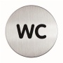 Információs piktogram, öntapadó, DURABLE 'WC'