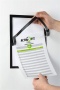 Infokeret, A4, öntapadó, jegyzetelhető, DURABLE DURAFRAME® NOTE, fekete
