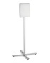 Padlóállvány, kültéri, A4, DURABLE 'INFO STAND', antracit-szürke