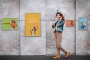 Infokeret, alumínium, kültéri, A3, DURABLE Outdoor, ezüst
