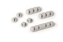 Kábelrendező tappancs, öntapadó, DURABLE 'CAVOLINE® Clip mix', szürke