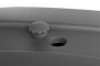Megállító tábla, poszteres, talppal, A1, DURABLE Heavy Base Outdoor, ezüst