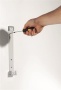 Bemutatótábla tartó, fali, 5 db bemutatótáblával, DURABLE VARIO® WALL 5, piros