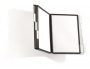 Bemutatótábla tartó, fali, 10 db bemutatótáblával, DURABLE SHERPA WALL, szürke
