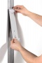 Bemutatótábla tartó, fali, mágneses, 10 db bemutatótáblával, DURABLE VARIO® 10 MAGNET, fekete