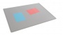 Könyökalátét, 650x500 mm, PP, átlátszó fedlappal, DURABLE, szürke