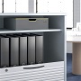 Irattároló, műanyag, 1 zárható fiókos, DURABLE VARICOLOR® SAFE