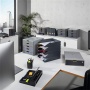 Irattároló, műanyag, 1 zárható fiókos, DURABLE VARICOLOR® SAFE