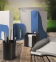 Iratpapucs, műanyag, 73 mm, DURABLE Eco, kék