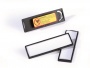 Névkitűző, 17x67 mm, mágneses, DURABLE 'CLIP CARD', fekete