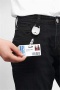 Azonosítókártya-tartó, kihúzható, patentos, DURABLE Style, fehér