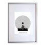 Képkeret, 21x29,7 cm, aluminium keret, 'Fotoplus', ezüst