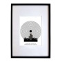 Képkeret, 21x29,7 cm, aluminium keret, 'Fotoplus', fekete