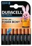 Elem, AAA mikro, 8 db, műanyagmentes, DURACELL 'Optimum'