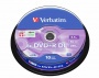 DVD+R lemez, kétrétegű, 8,5GB, 8x, 10 db, hengeren, VERBATIM 'Double Layer'