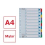 Regiszter, karton, A4, 1-10, ESSELTE Mylar
