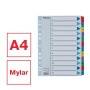Regiszter, karton, A4, 1-12, ESSELTE Mylar